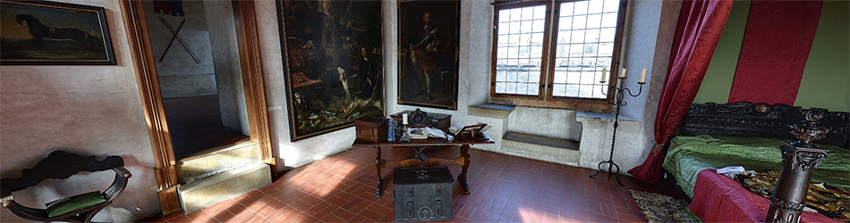 Hrad Kost-ložnice