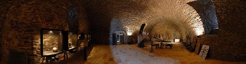 Hrad Lipnice -  sál zbraní