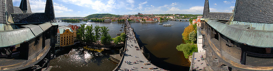 Karlův most z Mostecké věže