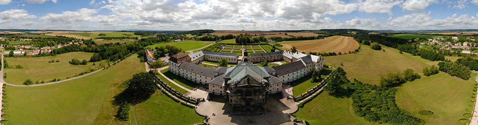 Hospital Kuks - letecky