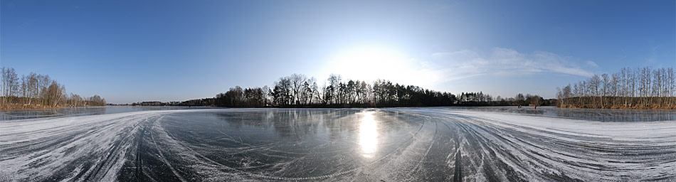 Mělice - novoroční bruslení