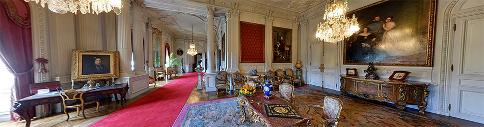 Zámek Opočno-reprezentační salón