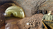 Pevnost Stachelberg-ražba tunelů