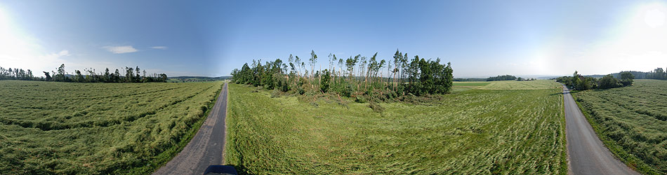 Vichřice 25.6.2008 - Mýtka