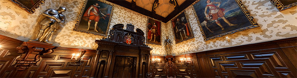 Zámek Hrádek u Nechanic-Rytířský sál